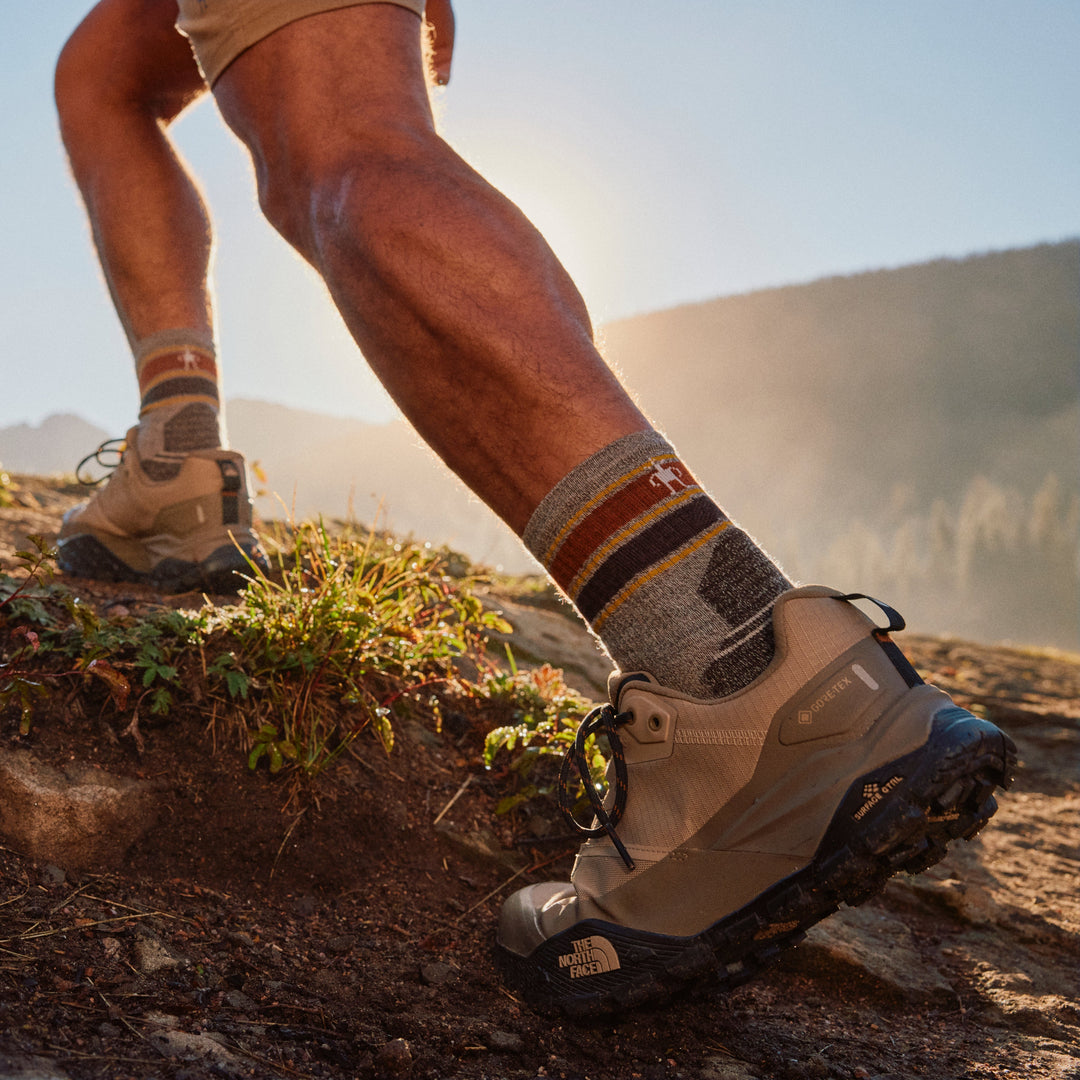 Smartwool Hike Light Cushion Striped Mid Crew Socks Men&