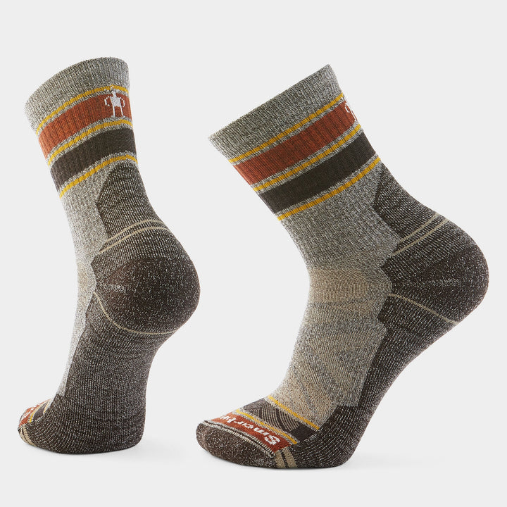 Smartwool Hike Light Cushion Striped Mid Crew Socks Men&