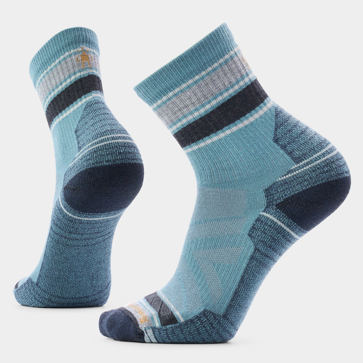 Smartwool Hike Light Cushion Striped Mid Crew Socks Men&