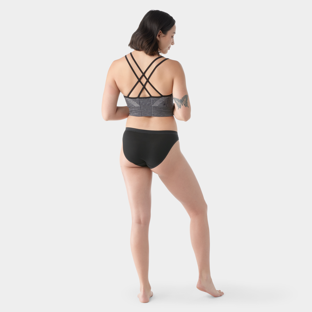 Smartwool Women's Merino Bikini - Black - Alternate view
