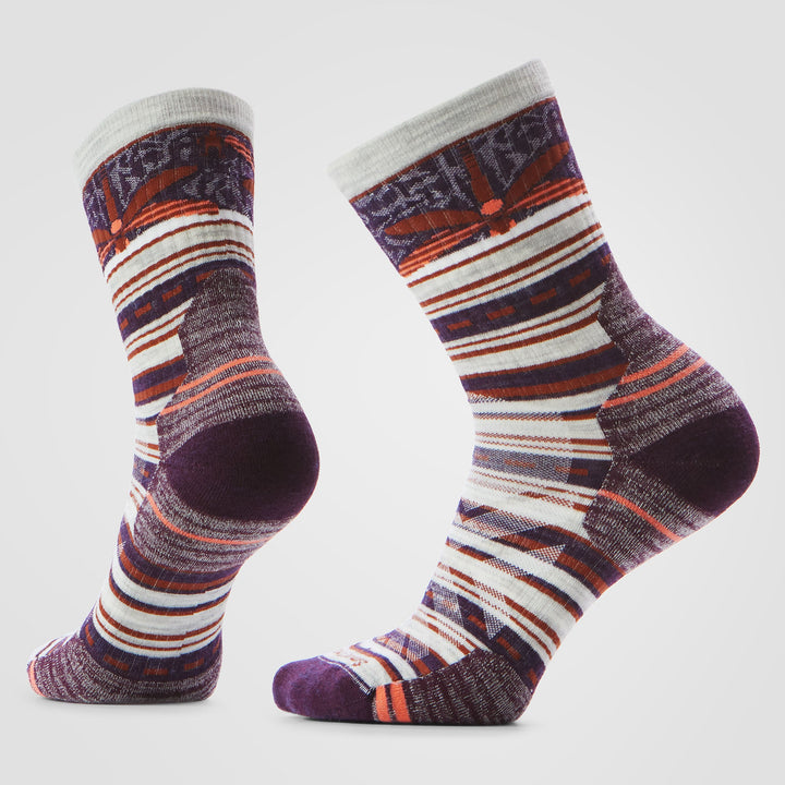 Smartwool Hike Targeted Cushion Dragon Stitch Mid Crew Socks Women&