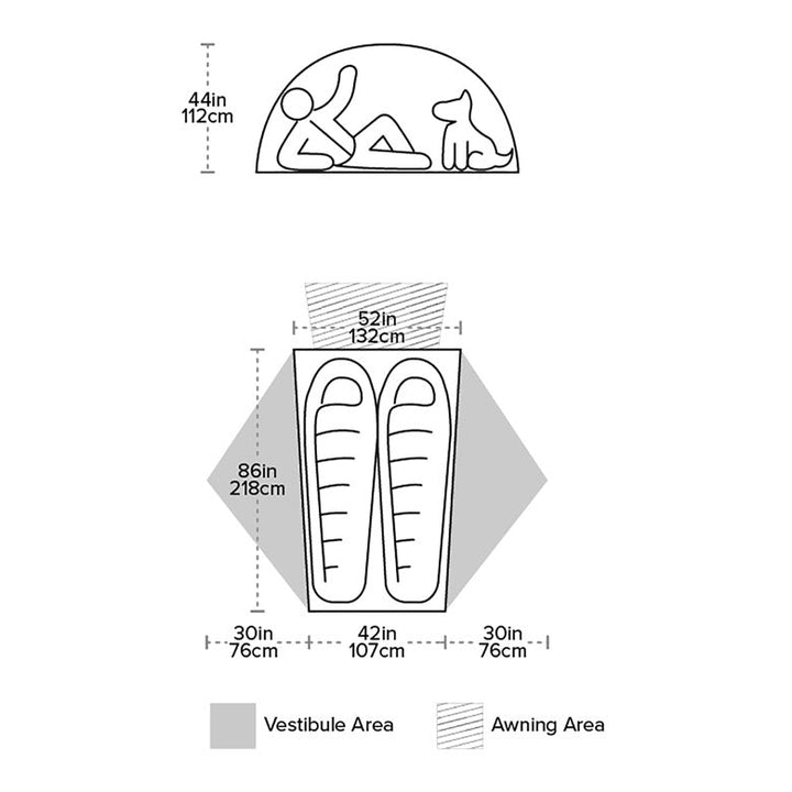Big Agnes Salt Creek SL2 Tent