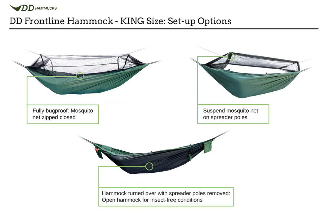 DD Hammocks Frontline Hammock - KING size