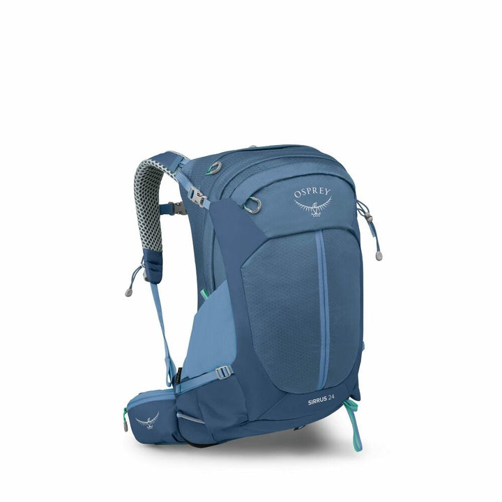 Blue Osprey backpack on a white background