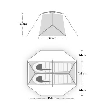 Terra Nova Solar Horizon 2 Utralight 4 Season Tent