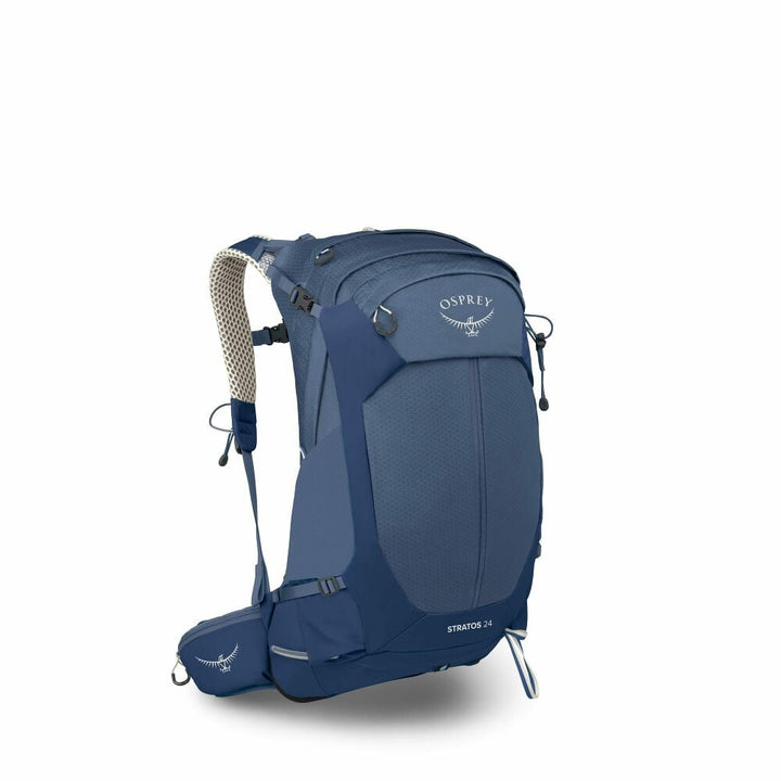 Blue Osprey backpack on a white background