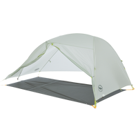 Grey tent fly with dark grey footprint.