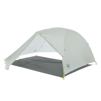 Grey tent fly with dark grey footprint.