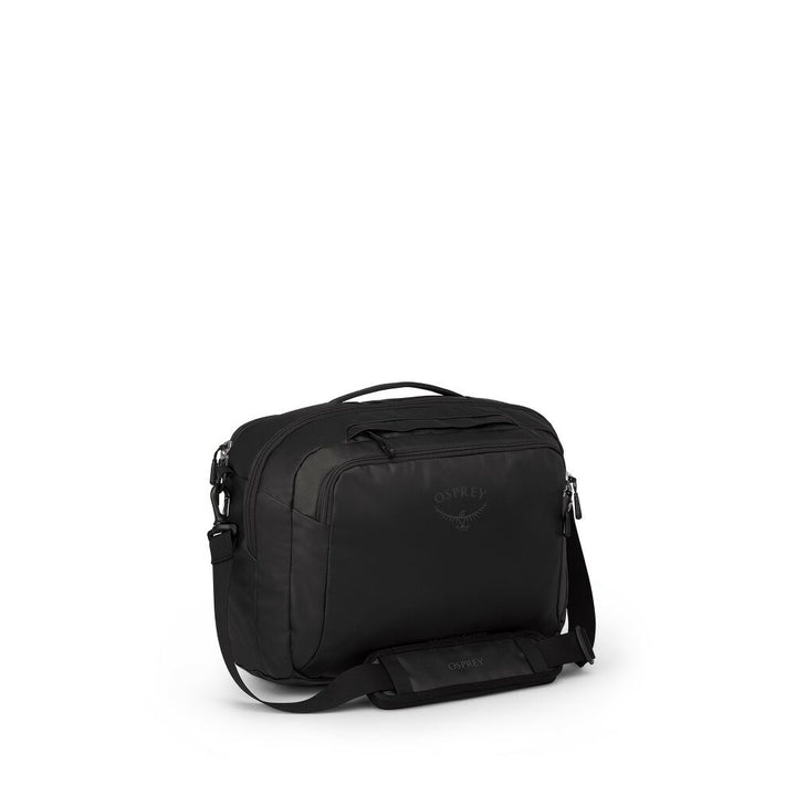 Black bag on a white background
