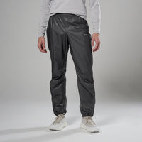 Montane Minimus Nano Waterproof Pants Unisex Midnight Grey model front