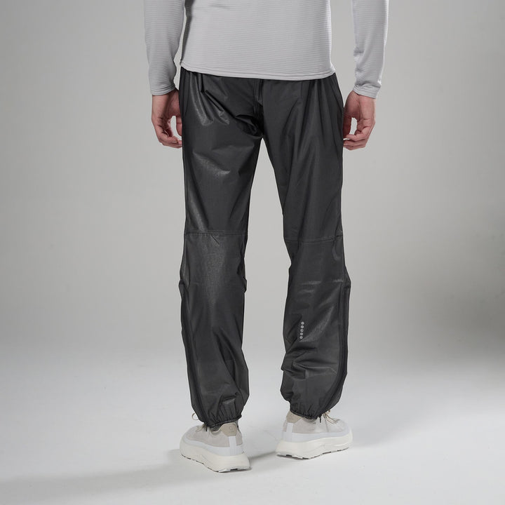 Montane Minimus Nano Waterproof Pants Unisex Midnight Grey model back