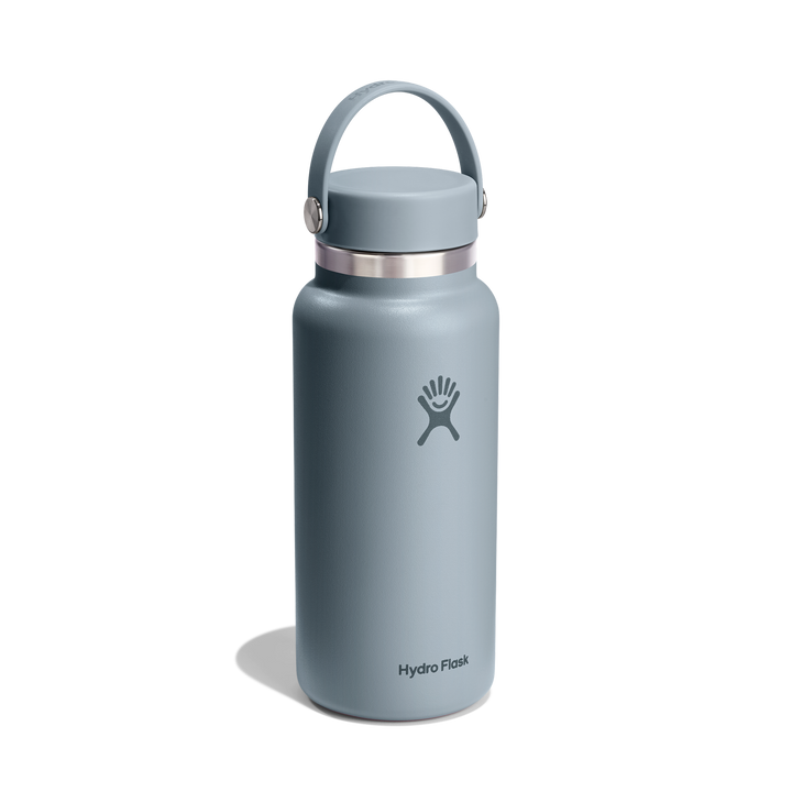 Hydro Flask 946mL Wide Mouth Water Bottle with Flex Cap - Shale Gray