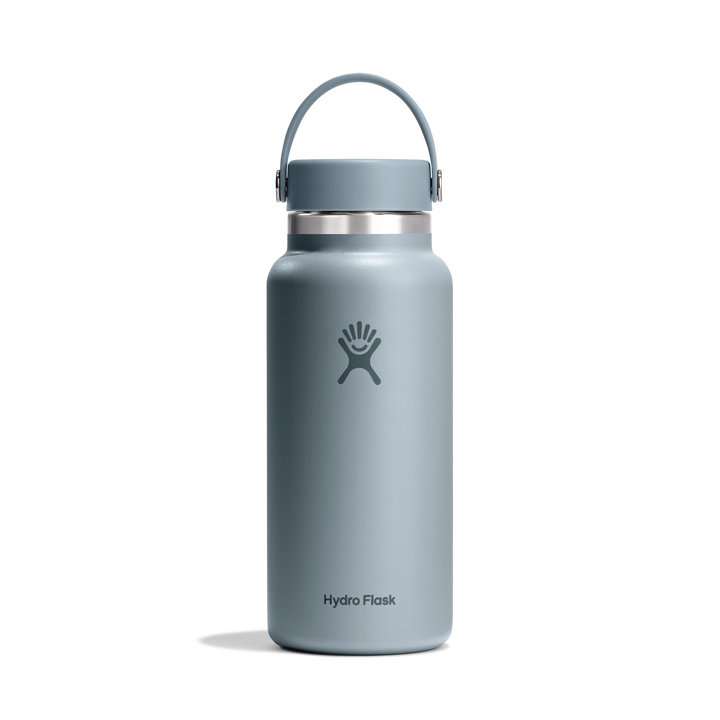 Hydro Flask 946mL Wide Mouth Water Bottle with Flex Cap - Shale Gray