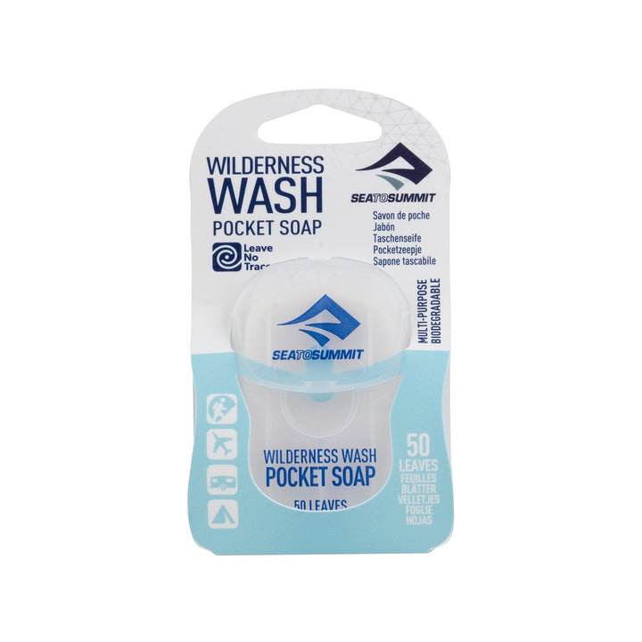 Packaged Wilderness Wash Pocket Soap by Sea to Summit on a white background