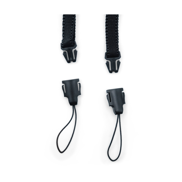 Loop adapters for the buckles on the ends of a camera strap