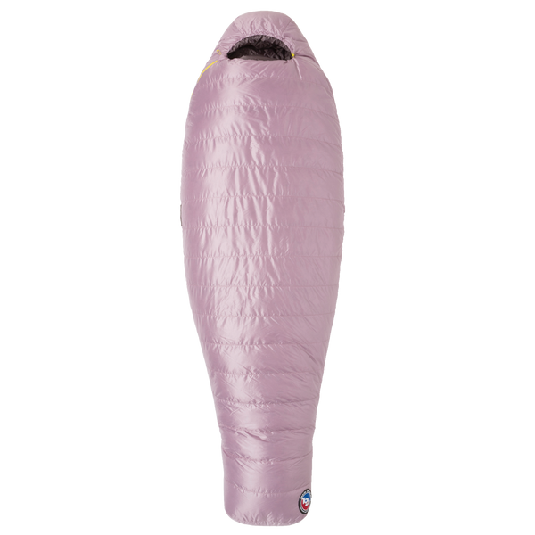 Purple sleeping bag on a white background