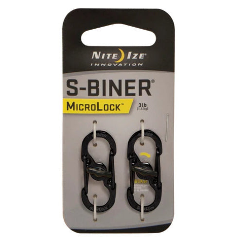Nite Ize S-Biner MicroLock S/S - 2 Pack