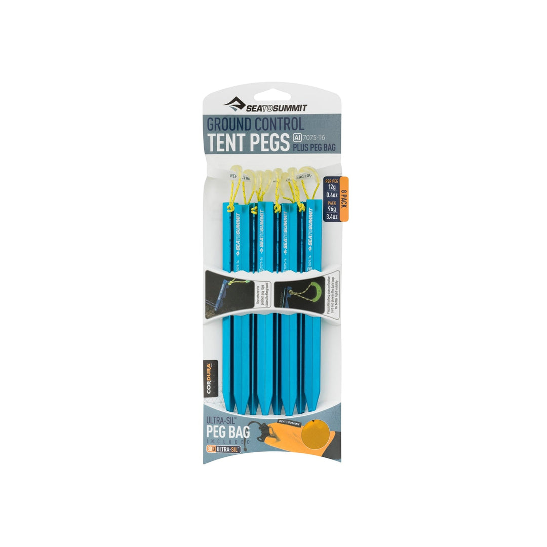 Sea To Summit Ground Control Tent Pegs (8 pack) – Backpacking Light Australia