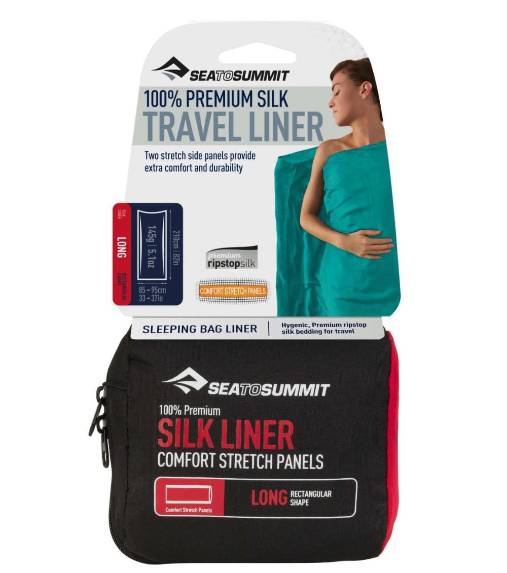Sea To Summit Premium Silk Travel Liner with Stretch Panels