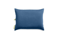 A blue Nemo Fillo Elite Inflatable Pillow on a white background.