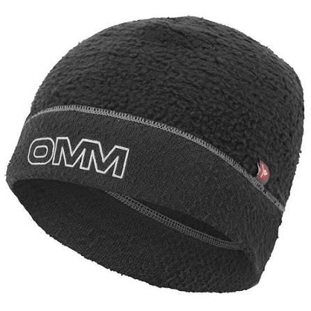 Black OMM branded fleece beanie