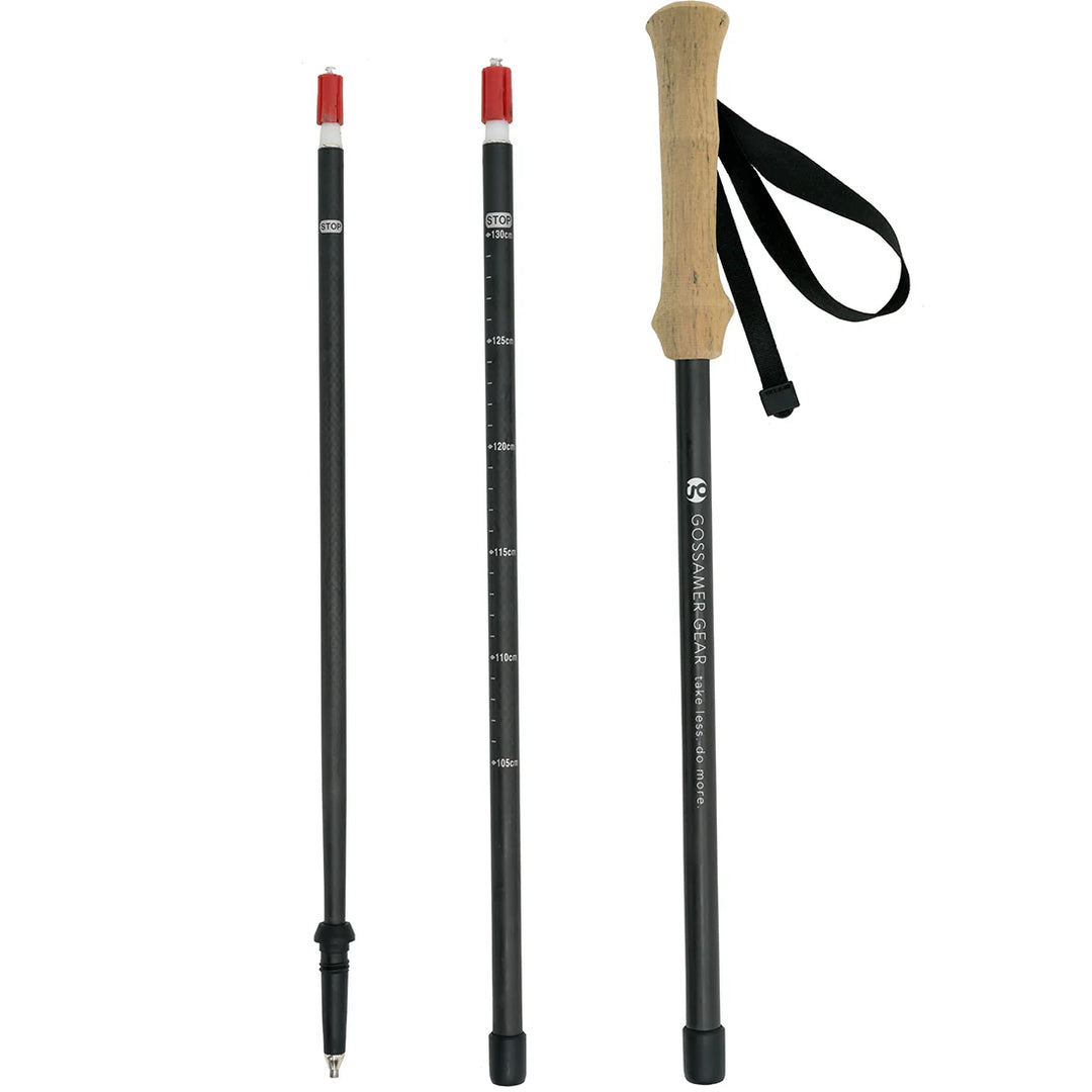 Gossamer Gear LT5 Three Piece Carbon Trekking Poles (pair)