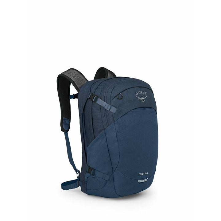 Blue Osprey backpack on a white background