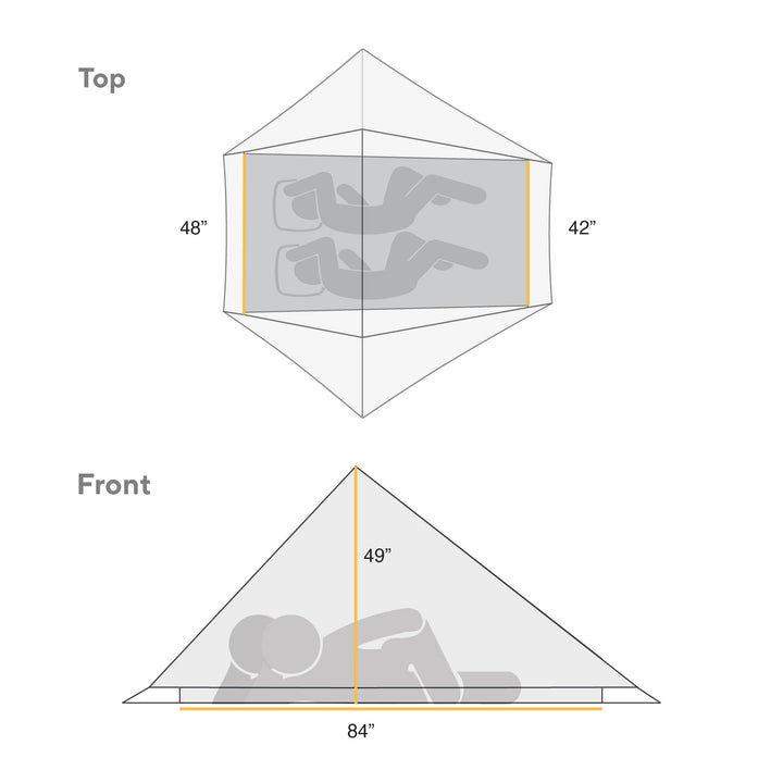 Gossamer Gear The Two Ultralight 2P Tent NEW
