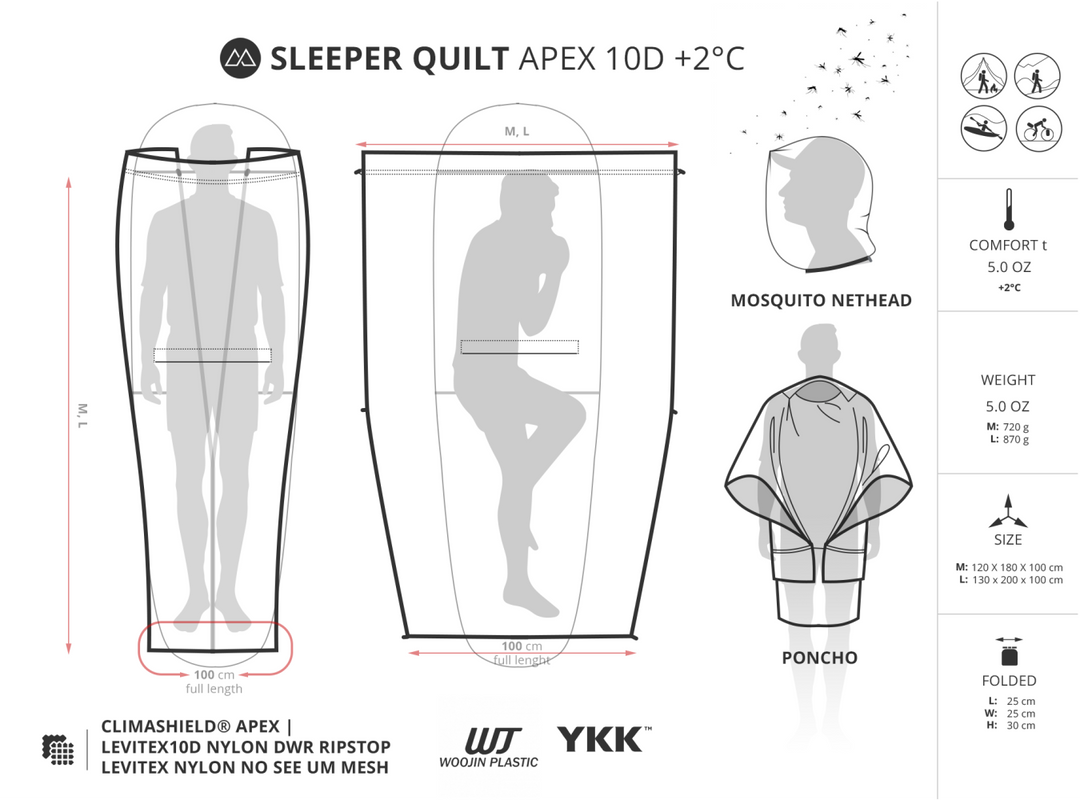 Liteway Apex Climashield® Sleeper Quilt 10 D