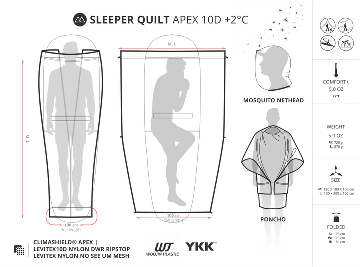 Liteway Apex Climashield® Sleeper Quilt 10 D