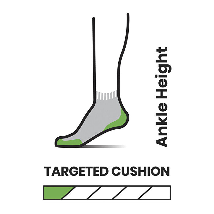 Smartwool Run Targeted Cushion Ankle Socks Men's