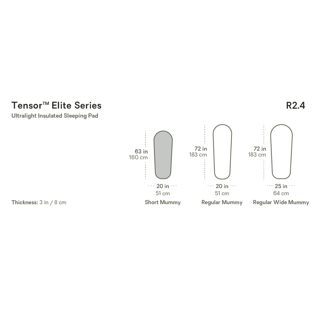 Nemo Tensor Elite Ultralight Insulated Sleeping Mat