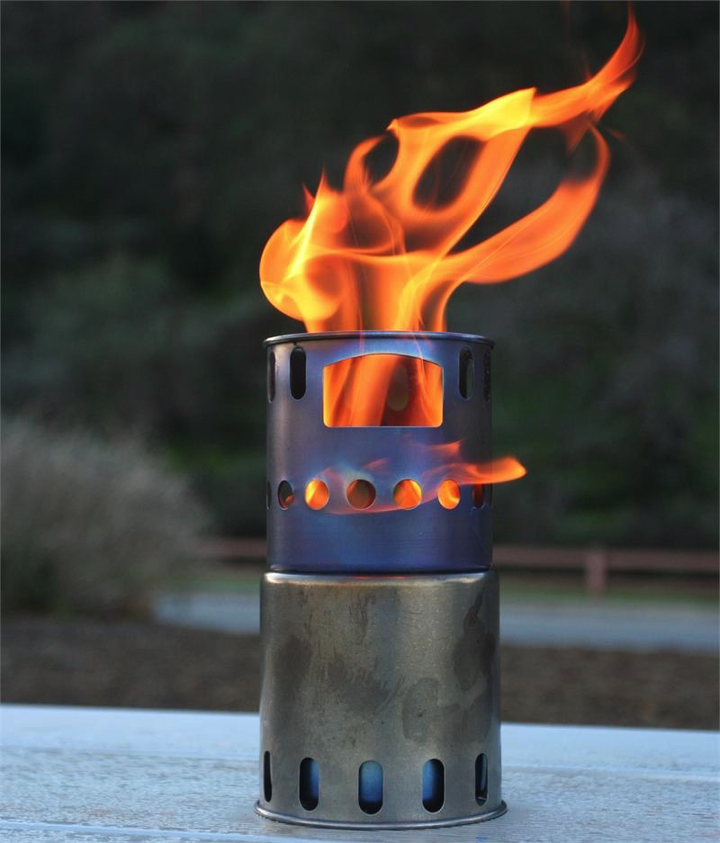 Toaks Titanium Backpacking Wood Burning Stove