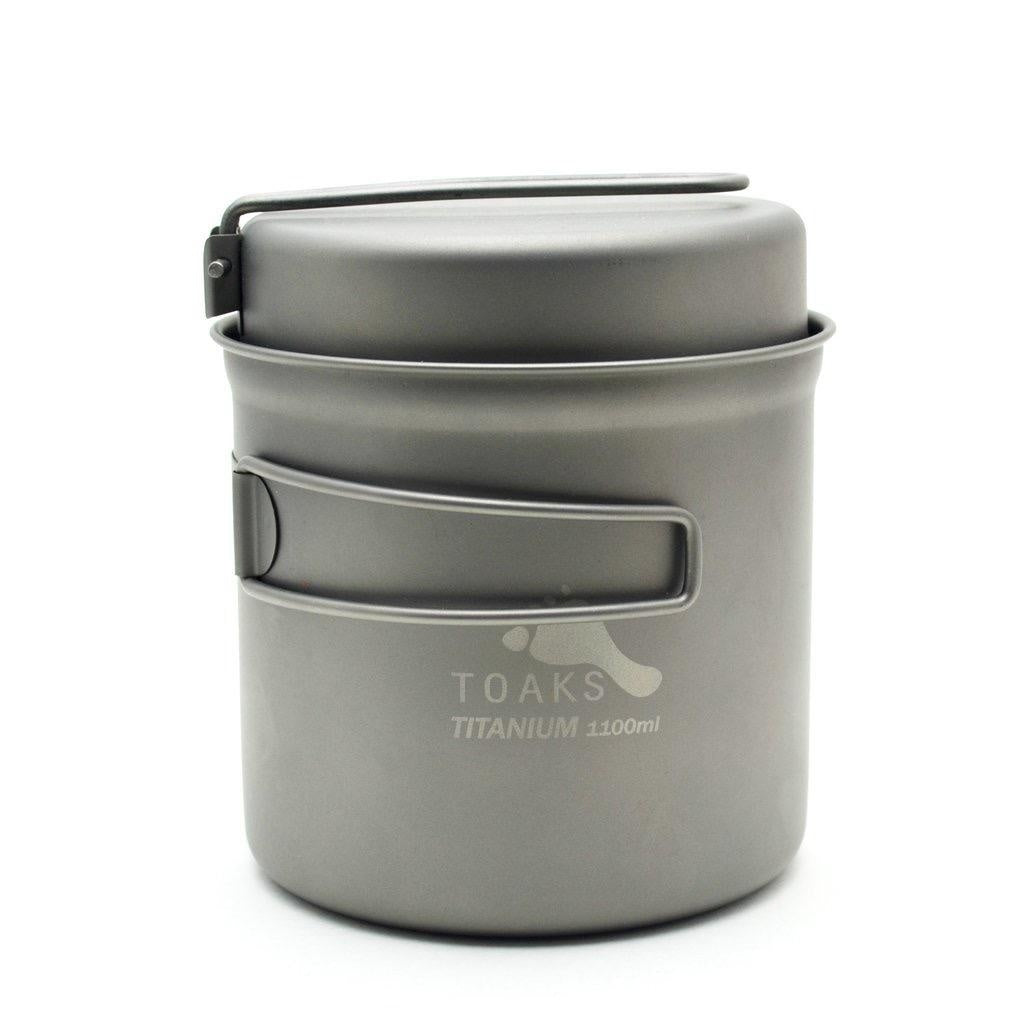 Toaks Titanium 1100ml Pot With Frypan