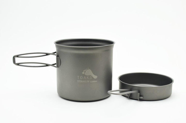 Toaks Titanium 1100ml Pot With Frypan