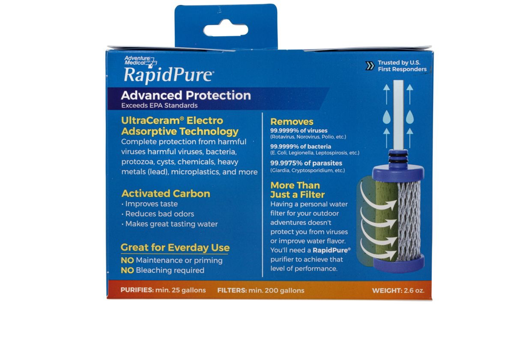 RapidPure Pioneer Straw Water Filter
