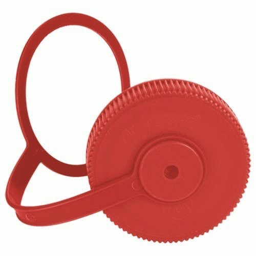 Nalgene Wide Mouth Replacement Loop-Top-Cap 63mm Red