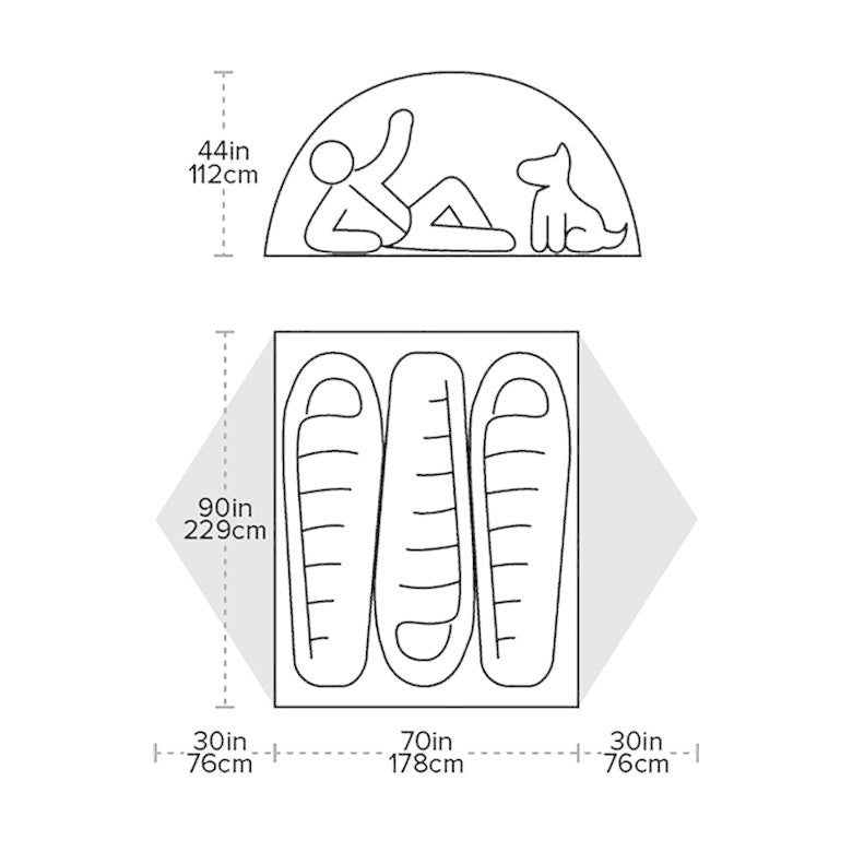 Big Agnes Blacktail 3 Backpacking Tent (Previous Season)
