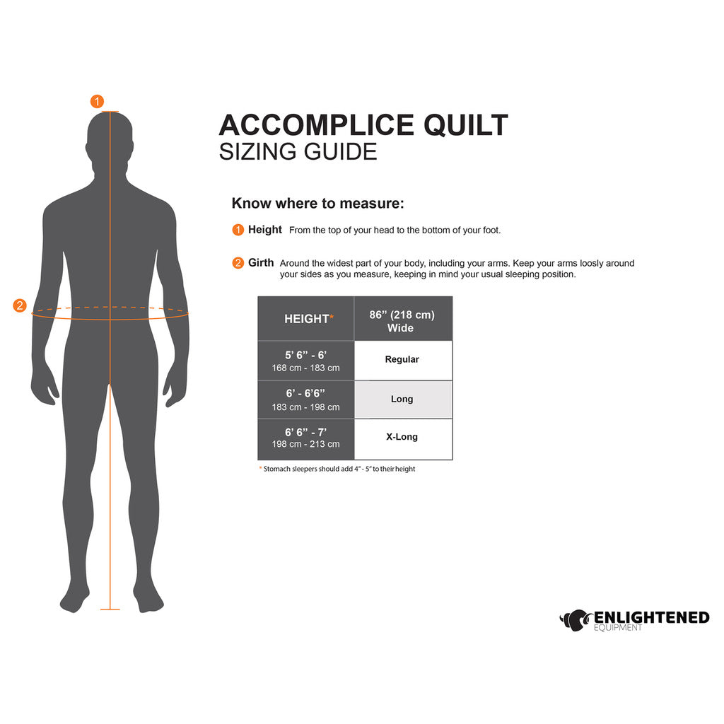 Enlightened Equipment Accomplice 2-Person Quilt 20°F / -6°C