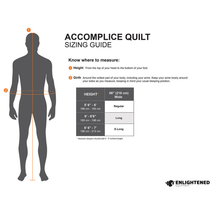 Enlightened Equipment Accomplice 2-Person Quilt 20°F / -6°C