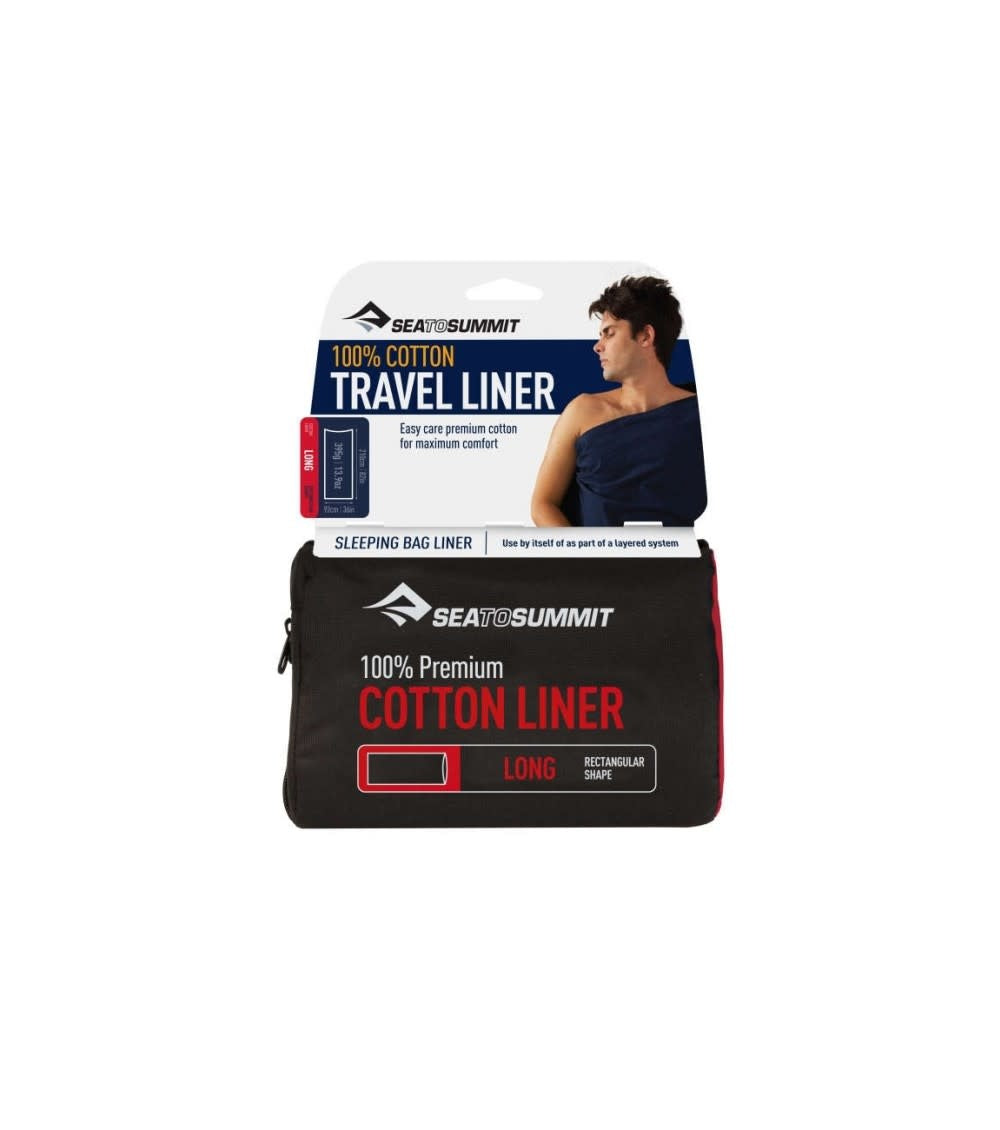 Sea To Summit Cotton Liner Long Navy