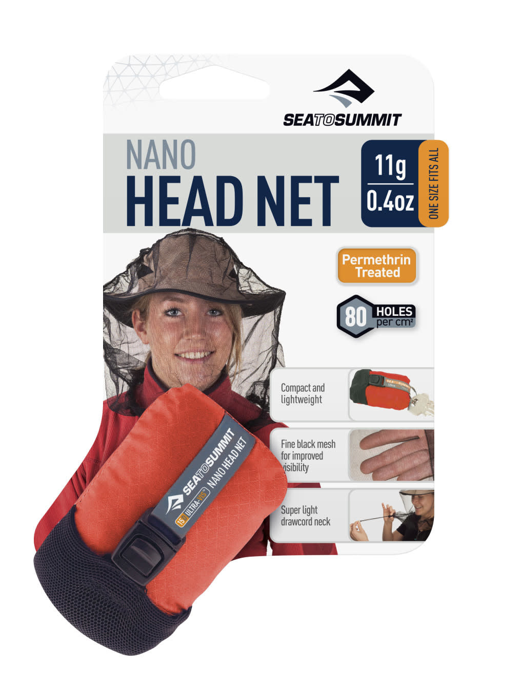 Sea to Summit Nano Head Net Treated