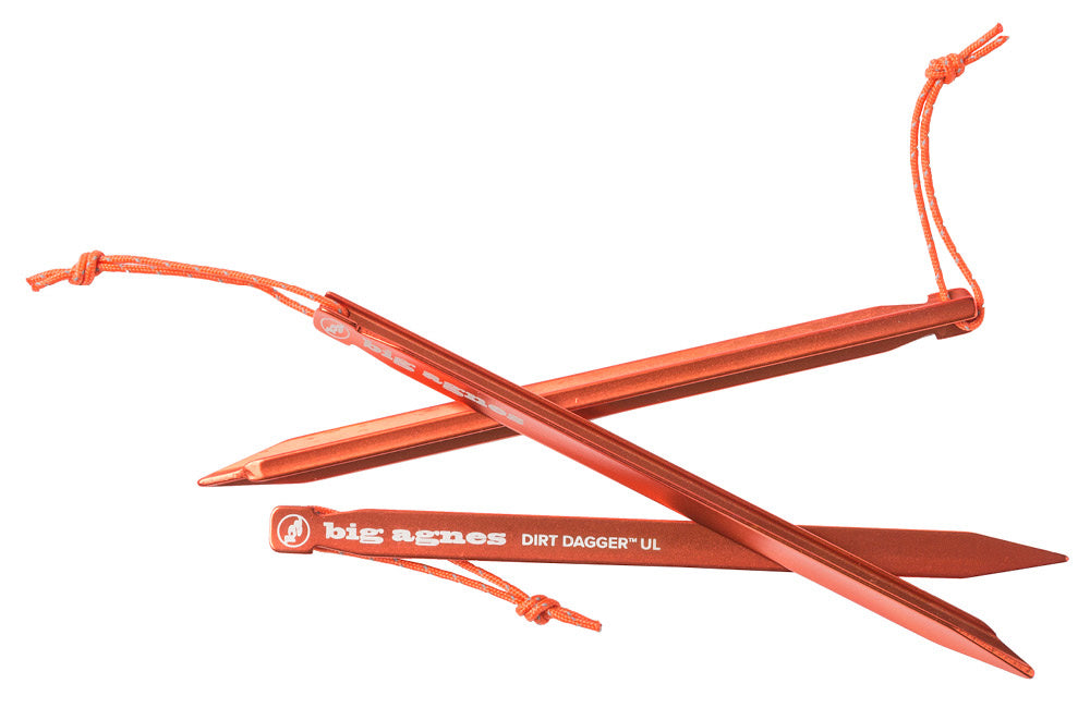 Big Agnes Dirt Dagger UL 6" Tent Pegs Pack of 6