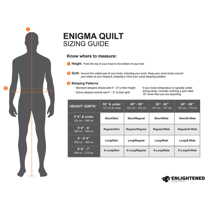 Enlightened Equipment Enigma Quilt 20°F / -6°C