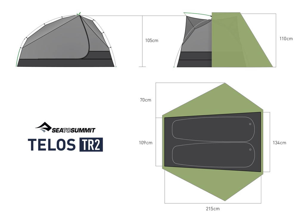 Sea To Summit Telos TR2 Backpacking Tent