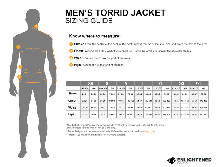 Enlightened Equipment Torrid Insulated Jacket Men's